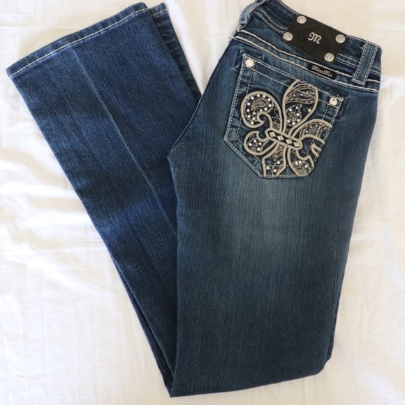 Miss Me Denim - SOLD Miss Me Women's Jeans JP5897B3 Boot Cut Medium Wash Size 28